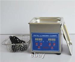 1.3L Stainless Steel Ultrasonic Cleaner Cleaning Machine JPS-08A 220V NEW