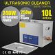 10 L Liter Stainless Steel Industry Heated Ultrasonic Cleaner Heater Withtimer Usa