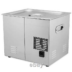 10L Digital Stainless Ultrasonic Cleaner Ultra Cleaning Tank Timer Heater