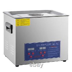 10L Digital Ultrasonic Cleaner Cleaning Equipment Industry Heated Heater & Timer