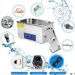 10L Digital Ultrasonic Cleaner Cleaning Machine Stainless Steel with Heater Timer