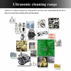 10L Digital Ultrasonic Cleaner Cleaning Machine Stainless Steel with Heater Timer