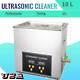 10l Digital Ultrasonic Cleaner Kit Ultra Sonic Bath Timer Jewellery Cleaning Us