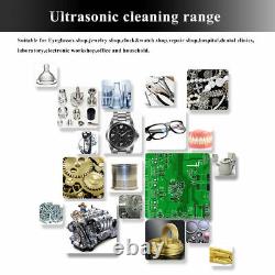 10L Digital Ultrasonic Cleaner with Heater Timer Cleaning Machine Commercial