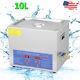 10l Liter Stainless Steel Digital Heated Industrial Ultrasonic Cleaner Withtimer