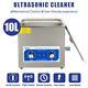 10l Liter Stainless Steel Ultrasonic Cleaner Heated Machine Heater Withtimer 40khz