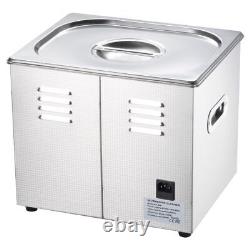 10L Square SS Ultrasonic Cleaner Silver