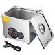 10l Square Ss Ultrasonic Cleaner Silver Powerful Adjustable Durable & Safe