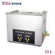 10l Stainless Steel Digital Ultrasonic Cleaner Heated Machine Heater With Timer