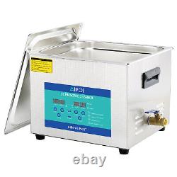 10L Ultrasonic Cleaner Cleaning Equipment Industry Heated WithTimer Heater