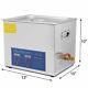10l Ultrasonic Cleaner Cleaning Equipment Liter Heated With Timer Heater