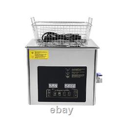 10L Ultrasonic Cleaner Dental Desktop Jewelry Watches Cleaning Machine 250W NEW