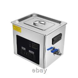 10L Ultrasonic Cleaner Dental Desktop Jewelry Watches Cleaning Machine 250W NEW