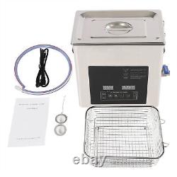 10L Ultrasonic Cleaner Dental Desktop Jewelry Watches Cleaning Machine 250W NEW