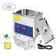10l Ultrasonic Cleaner Digital Timer Stainless Steel Bath Cleaning Machine Us