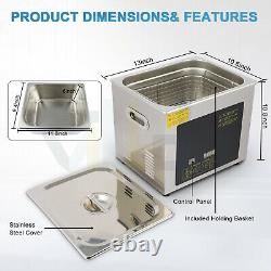 10L Ultrasonic Cleaner Dual Frequency Ultrasonic Cleaner Jewelry Cleaner
