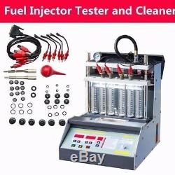 110V Car Motorcycle fuel Injector Ultrasonic Cleaner Injection Tester