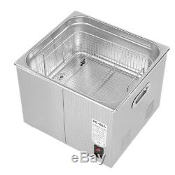 15 L Liter Stainless Steel Industry Heated Ultrasonic Cleaner Heater withTimer NEW