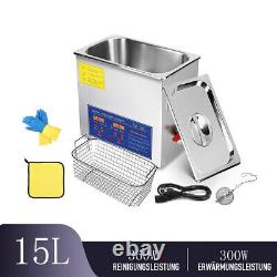 15L 110V Cleaner Washing Machine Timer 110V Ultrasonic Cleaner Machine withDigital