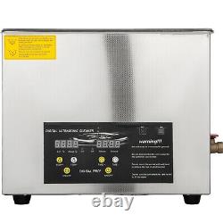 15L 600w Stainless Steel Industry Ultrasonic Cleaner Heated Heater withTimer