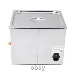 15L Digital Ultrasonic Cleaner Bath Timer Stainless Tank Jewelry Cleaning 760W
