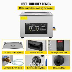 15L Digital Ultrasonic Cleaner Heater Timer 600W 40KHz Jewelry Cleaning Machine