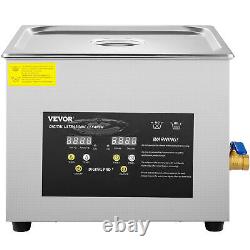 15L Digital Ultrasonic Cleaner Heater Timer 600W 40KHz Jewelry Cleaning Machine