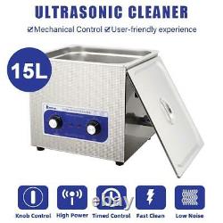 15L Multipurpose Ultrasonic Cleaner for Cleaning Jewelry Dentures Small Parts