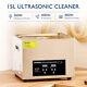 15l Portable Ultrasonic Cleaner With Heater Timer 304 Stainless Steel Basin