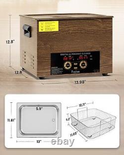 15L Professional Ultrasonic Cleaner, 4 gal Industrial Auto Cleaning Machine