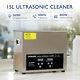 15l Stainless Steel Ultrasonic Cleaner 60w Sonic Cavitation Machine With Heater