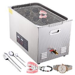 15L Stainless Steel Ultrasonic Cleaner Cleaning Equipment With Heating & timing