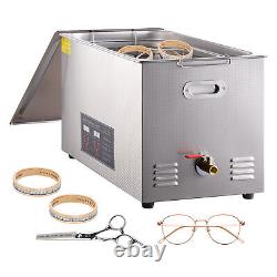 15L Stainless Steel Ultrasonic Cleaner Cleaning Equipment With Heating & timing