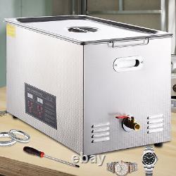 15L Stainless Steel Ultrasonic Cleaner Cleaning Equipment With Heating & timing