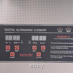 15L Stainless Steel Ultrasonic Cleaner Cleaning Equipment With Heating & timing