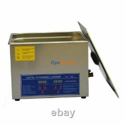 15L Stainless Steel Ultrasonic Cleaner Cleaning Machine Digital Control LCD 110V
