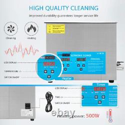 15L Stainless Ultrasonic Cleaner Cleaning Equipment Industry Heated with Timer