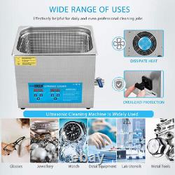 15L Stainless Ultrasonic Cleaner Cleaning Equipment Industry Heated with Timer