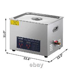 15L Ultrasonic Cleaner Cleaning Equipment Liter Industry Heated With Timer Heater