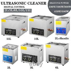 15L Ultrasonic Cleaner High Heated Power Clean Equipment for Auto Parts with Timer