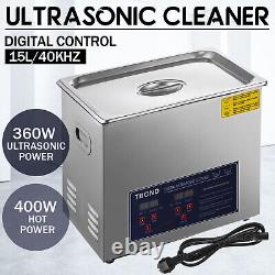 15L Ultrasonic Cleaner Ultrasonic Parts Cleaner For Carburetors Circuit Board