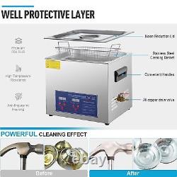 15L Ultrasonic Cleaner with Timer Heating Machine Industry Digital Sonic Cleaner