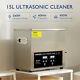 15l Ultrasonic Cleaning Machine W Heater & Timer 60w Jewelry & Glasses Cleaner