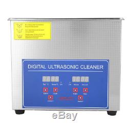 2-30L Digital Industrial Heated Ultrasonic Cleaner Clean Machine Stainless Steel