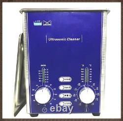 220V 2.5L Glass Watch Ultrasoni Clean Machine Degas Sweep Timer/Heater 220V