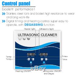 22L Digital Ultrasonic Cleaner Jewelry Ultra Sonic Bath Degas Parts Cleaning