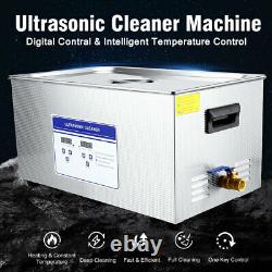 22L Digital Ultrasonic Cleaner Machine Disinfector WithTimer&Heater