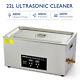 22l Portable Ultrasonic Cleaner With Heater Timer 304 Stainless Steel Basin