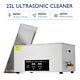 22l Professional Ultrasonic Cleaner W Timer & Heater For Car Parts Jewelry Tools