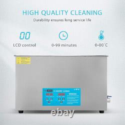 22L Ultrasonic Cleaner with Timer & Heater Digital Sonic Cleaner for Jewelry Watch